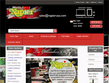 Tablet Screenshot of napierusa.com